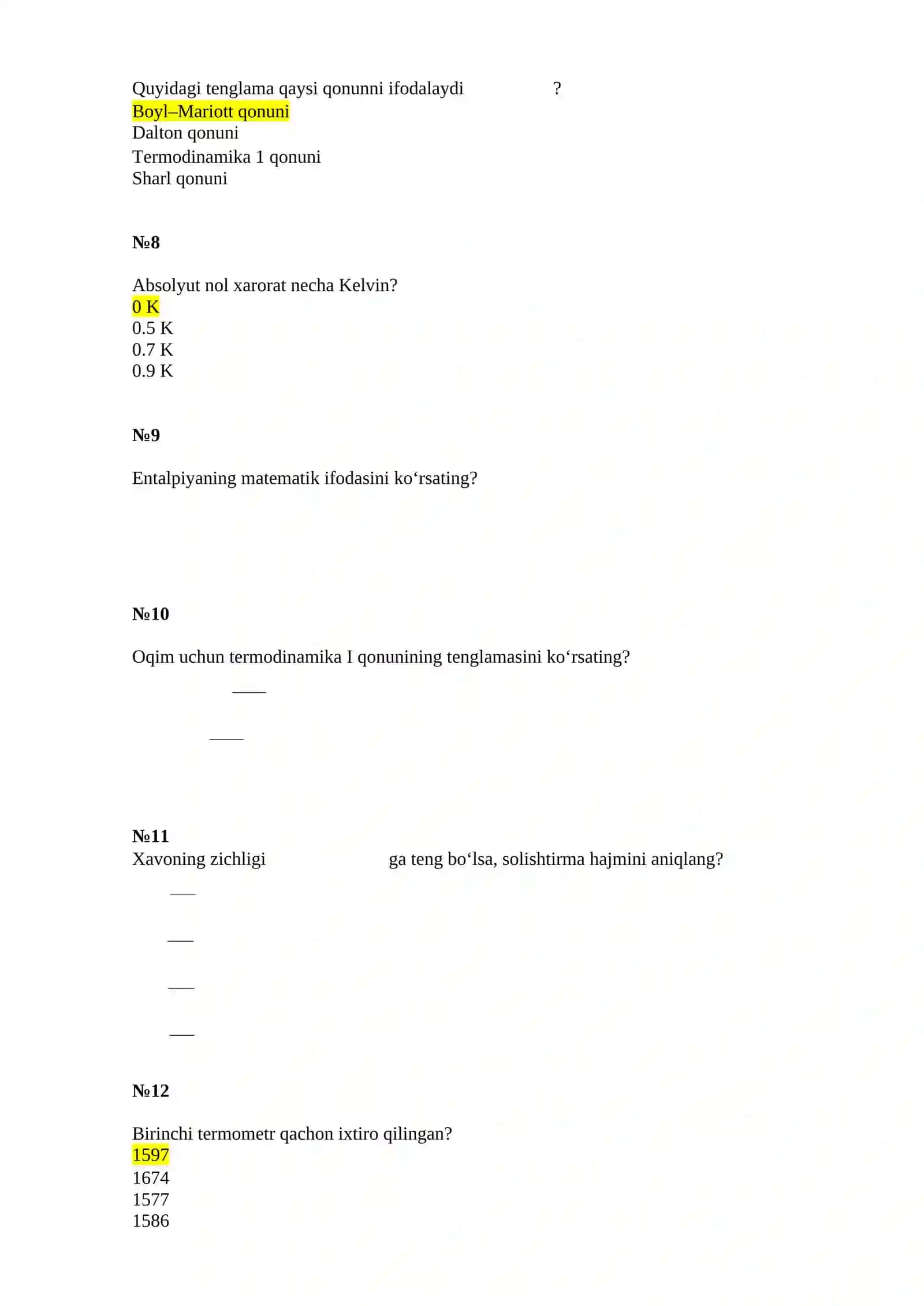 Termodinamika va issiqlik texnikasi 2