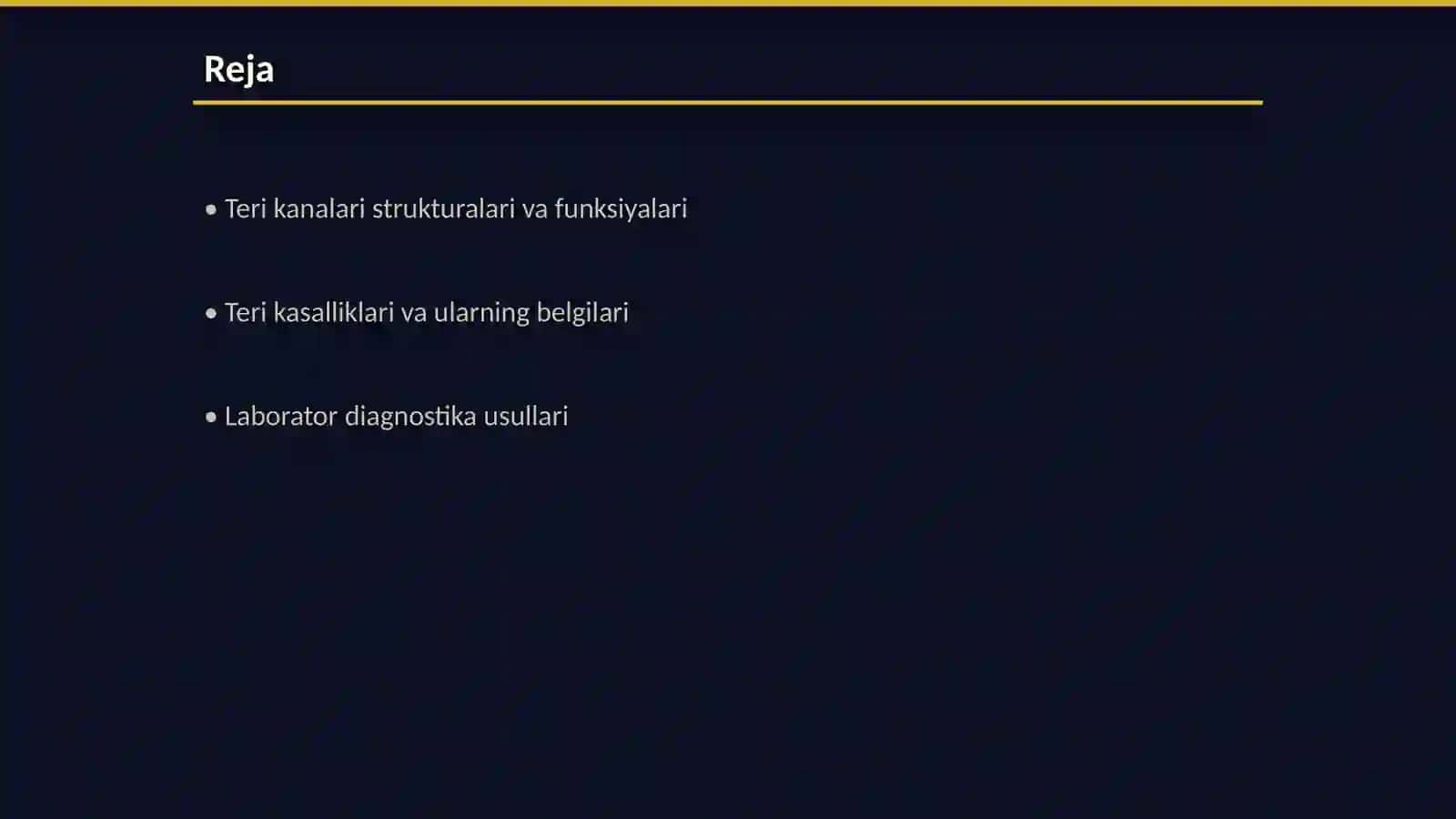 Teri kanalari Laborator diagnostikasi 2