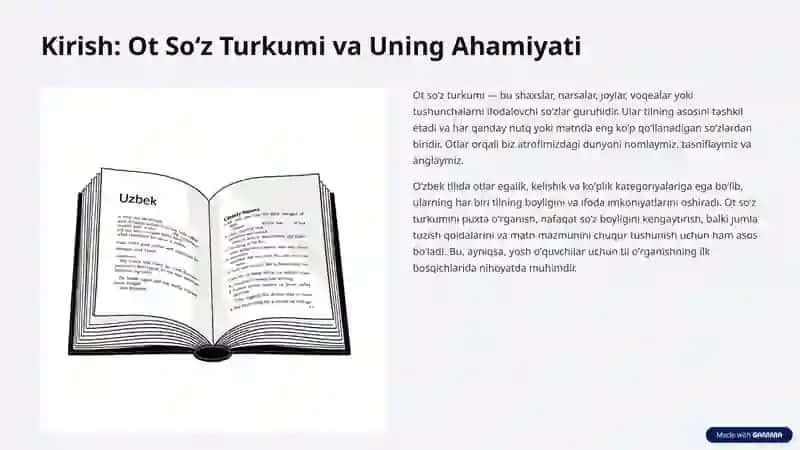 Ot Soʻz Turkumini Oʻrganishda Qoʻllanadigan Koʻrgazmalar 2