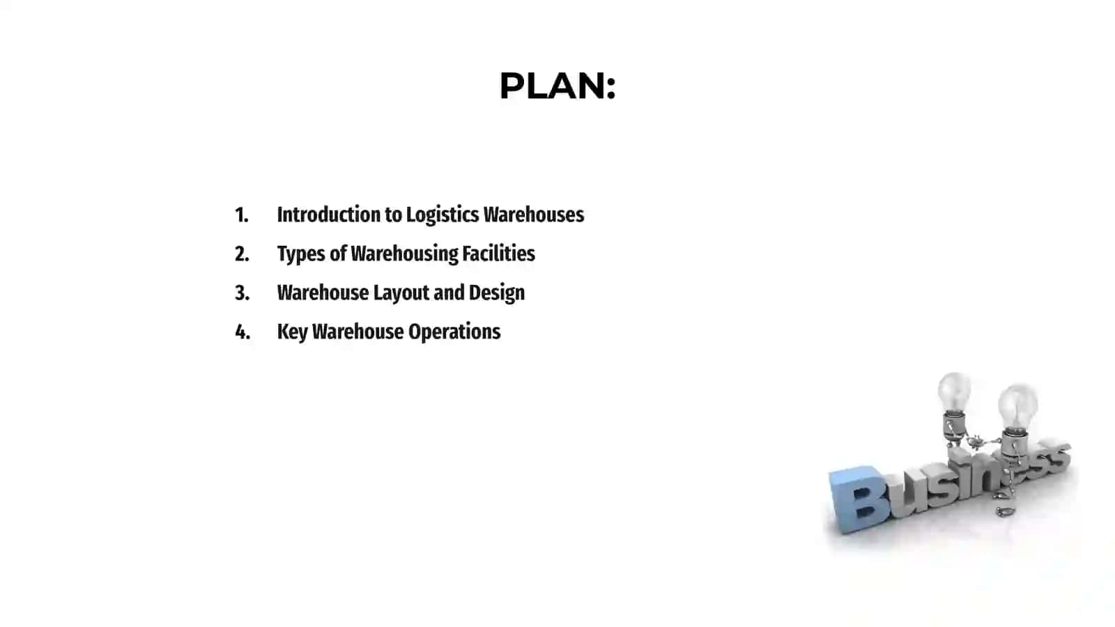Introduction to Logistics Warehouses 2