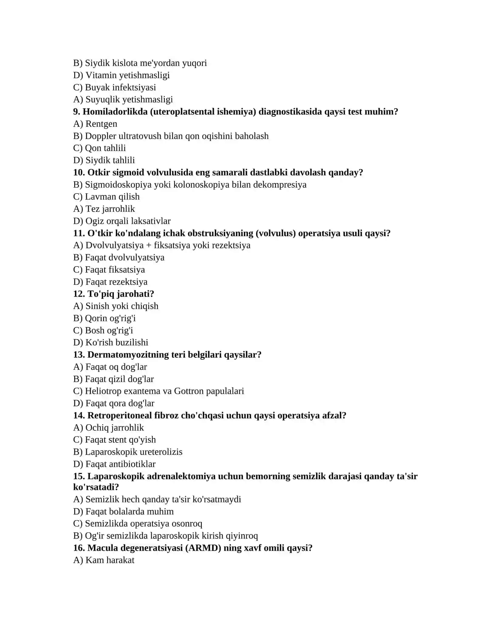 Argosuztest tibbiyot 2