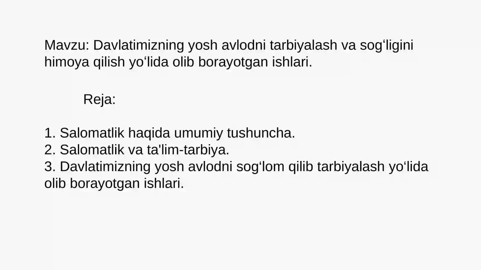 Yoshfiziologiyasi va gigiyenasi 2