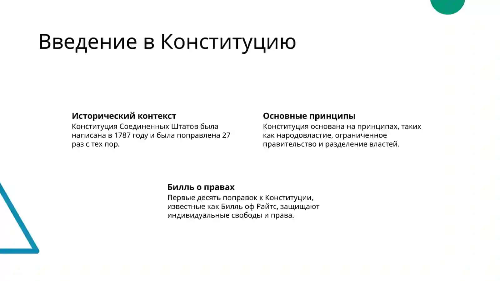 Конституция Соединенных Штатов 2