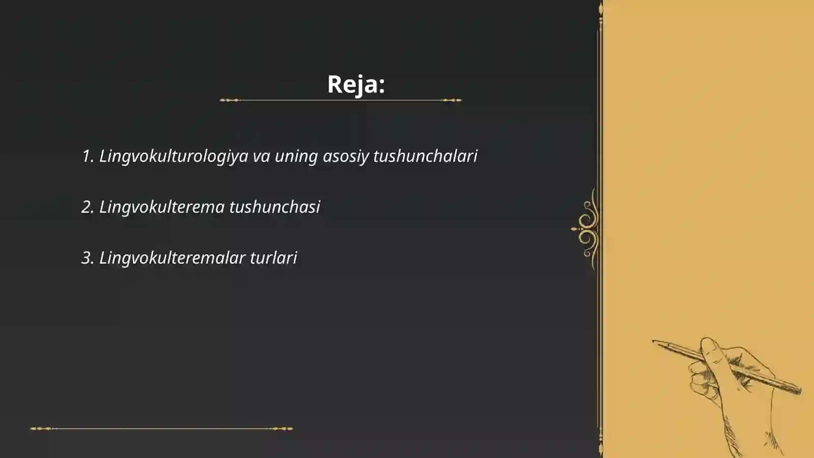 Lingvokulterema va uning turlari 2
