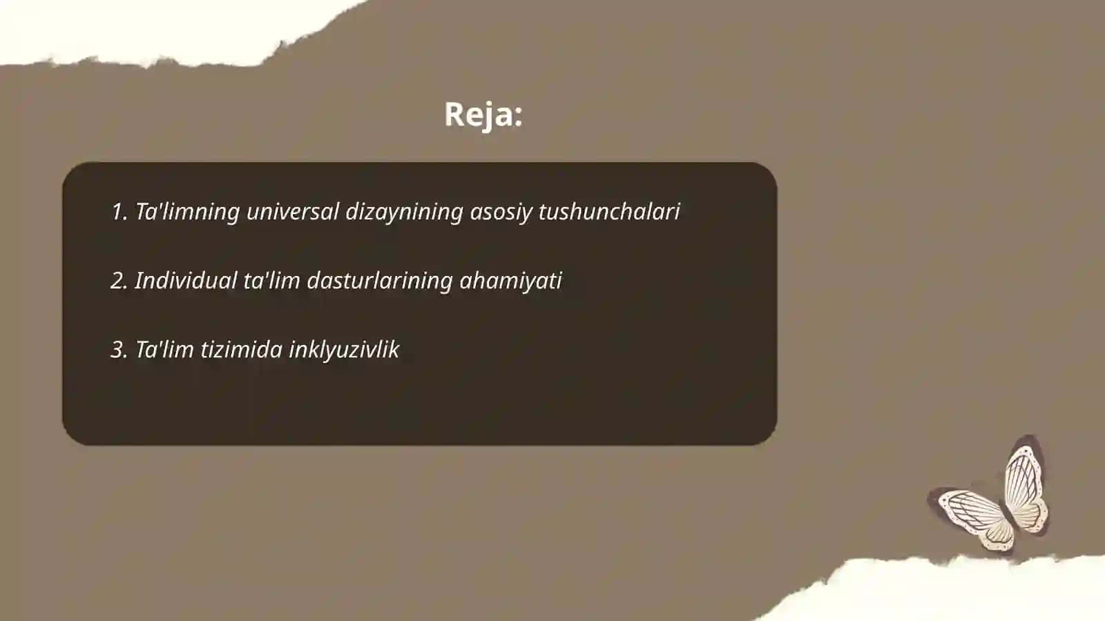 Ta'limning universal dizayni va individual ta'lim dasturi 2