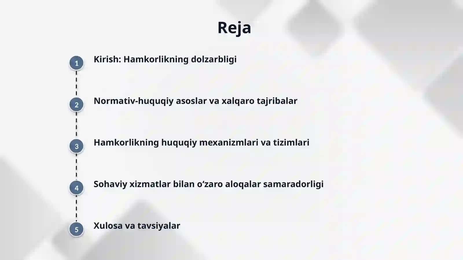 Profilaktika inspektorining maʼmuriy huquqbuzarliklar boʻyicha ishlarni yuritishda sohaviy xizmatlar bilan oʻzaro hamkorlik tizimi 2