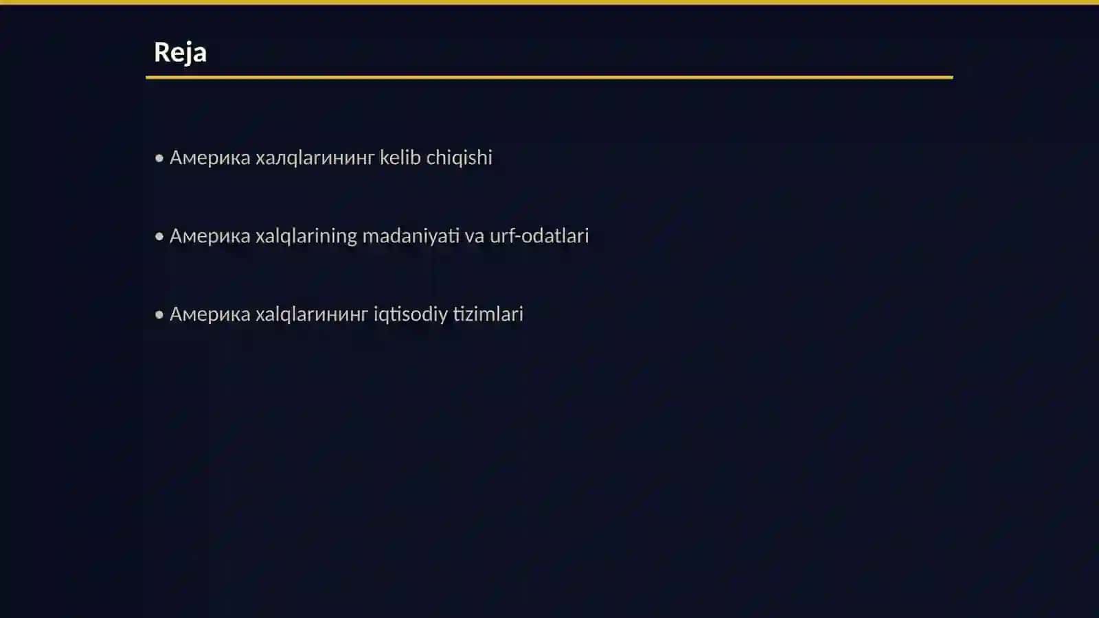 Америка халклари етнологияси 2