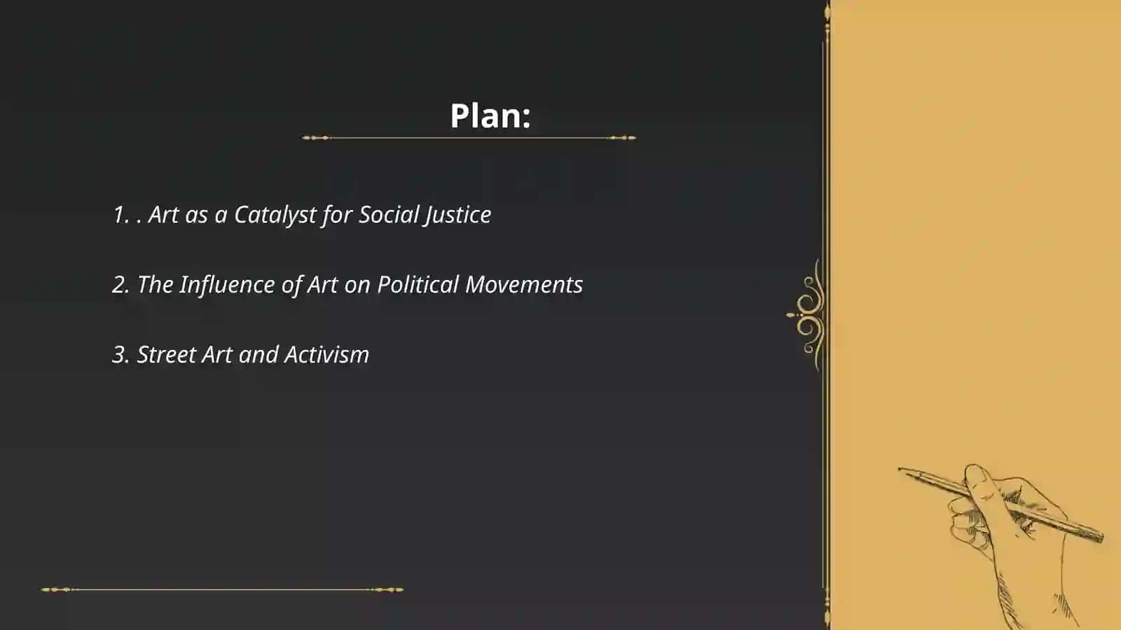 The role of art in society change 2