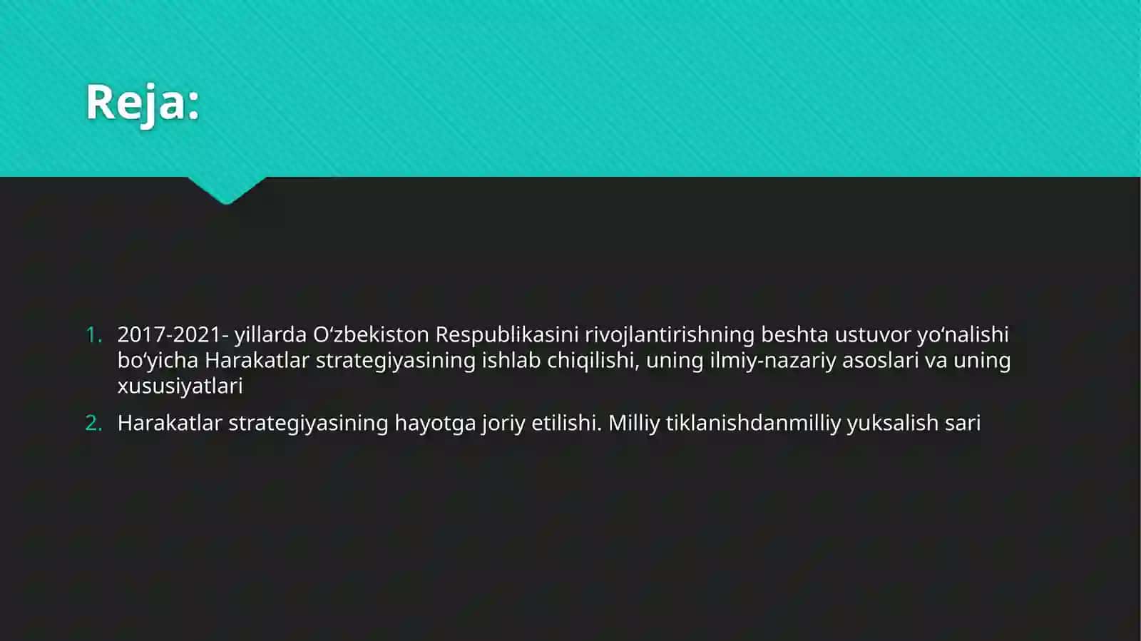 YANGILANAYOTGANO‘ZBEKISTON: MILLIY TIKLANISHDAN – MILLIY YUKSALISH SARI 2
