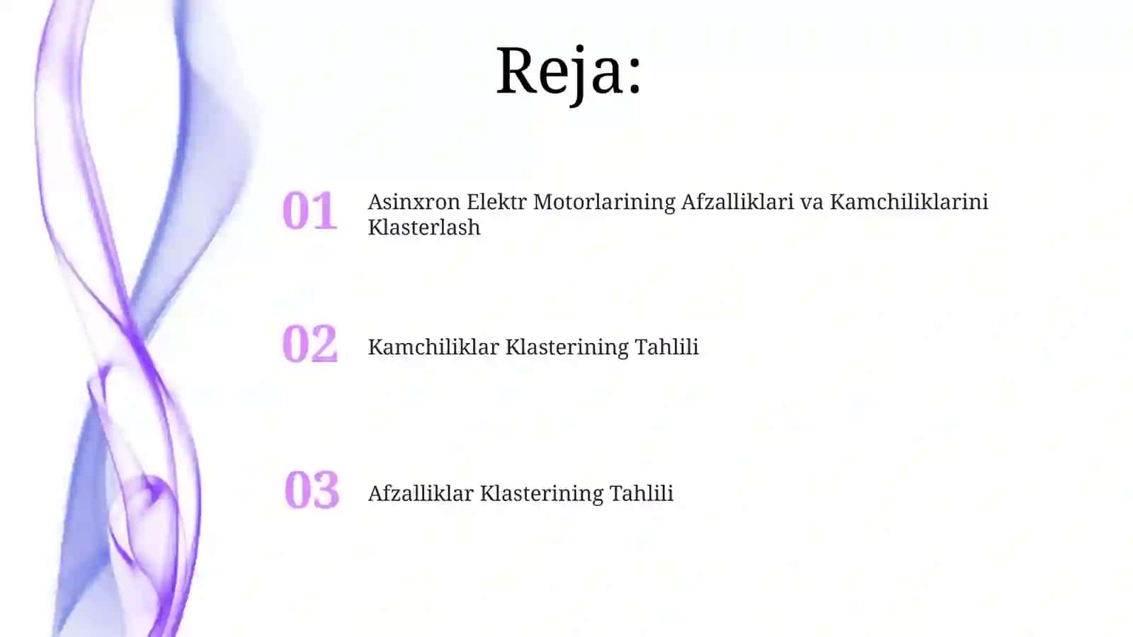 Asinxron Elektr Motorlarining Afzalliklari va Kamchiliklarini Klasterlash 2