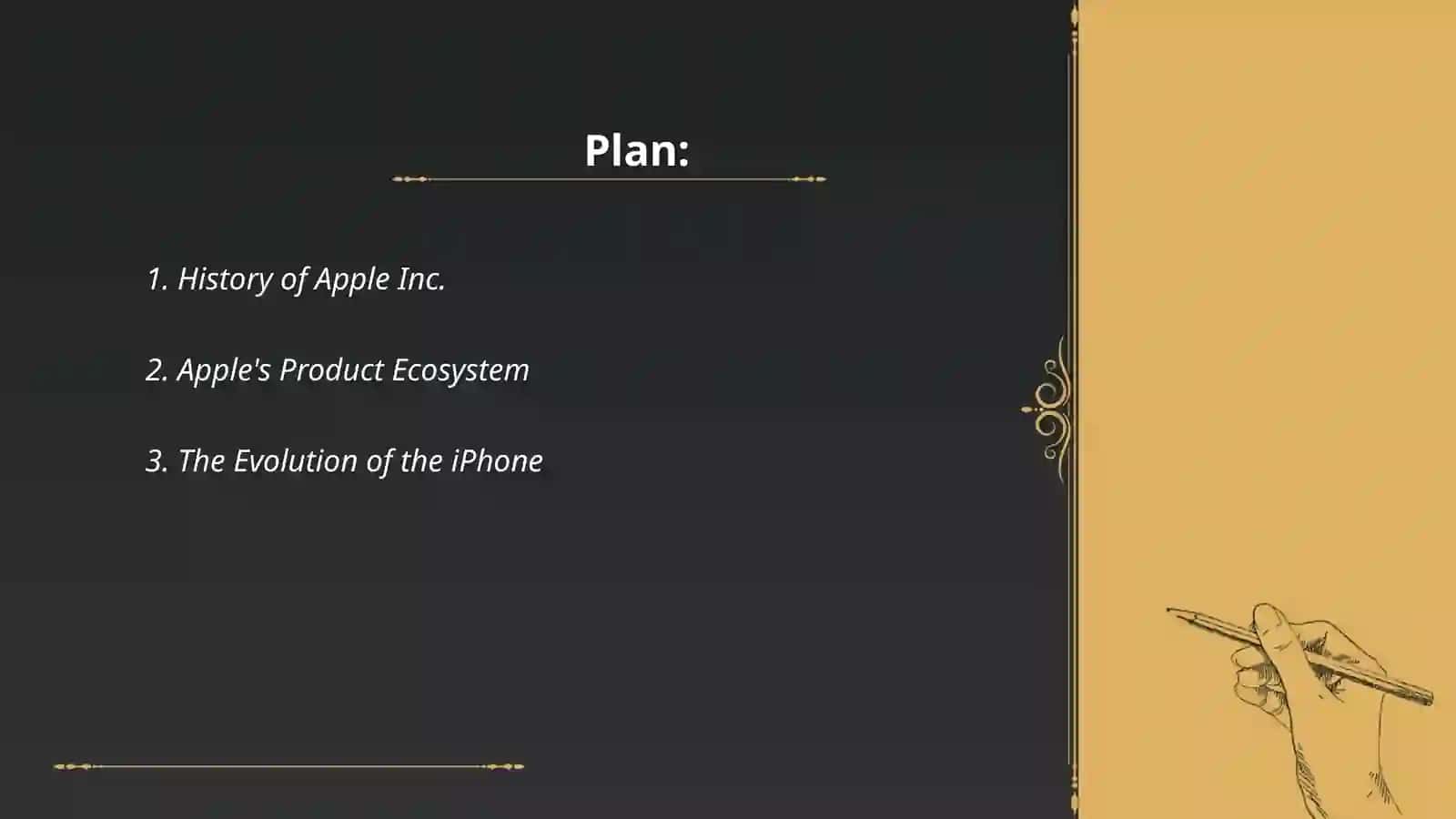 Ingilis tilida Apple mavusida taqdimot 2