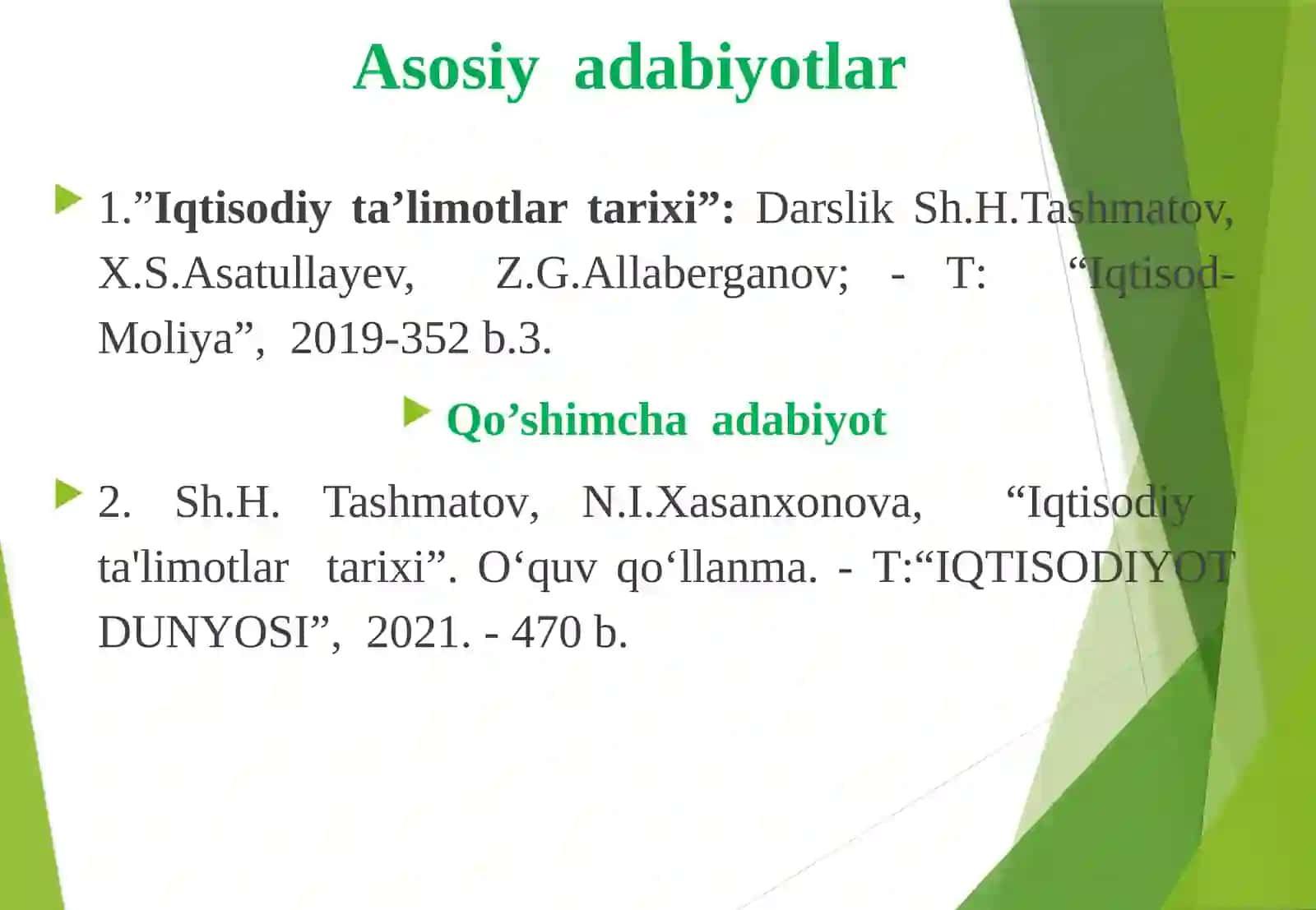 Klassik iqtisodiy maktabning to'la shakllanishi 2