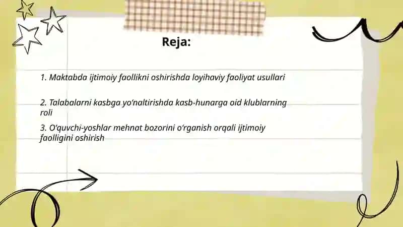 Umumtaʼlim maktablari oʻquvchi-yoshlarining ijtimoiy faolligini oshirish usullari 2