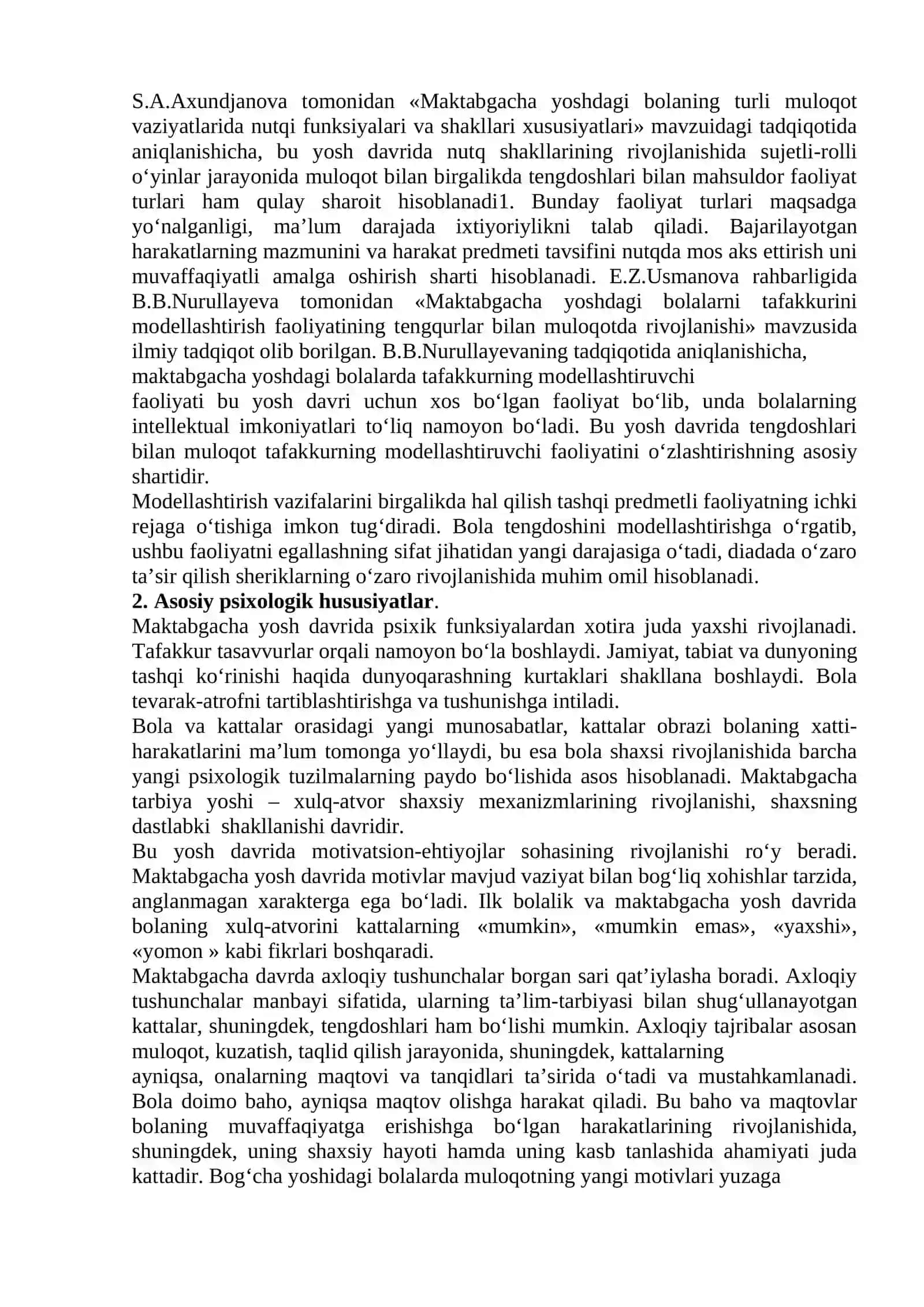 RIVOJLANISHNING PSIXOLOGIK XUSUSIYATLARI MAKTBACHA DAVR 3-6 YOSH 2