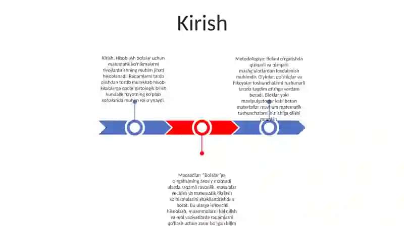Bolalarga Hisoblash Usulini OʻRgatish 2