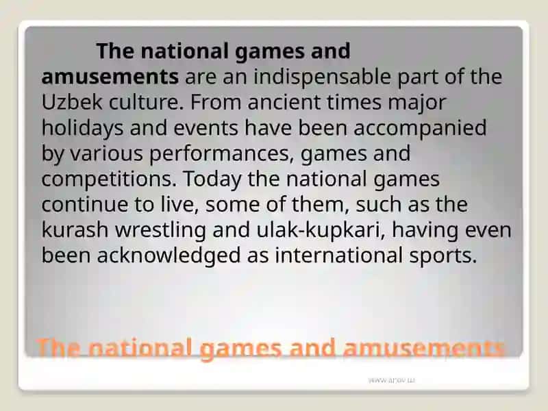 Development of sports in Uzbekistan 2