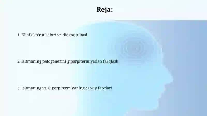 Isitmaning gipertermiyadan farqlovchi xossalari 2
