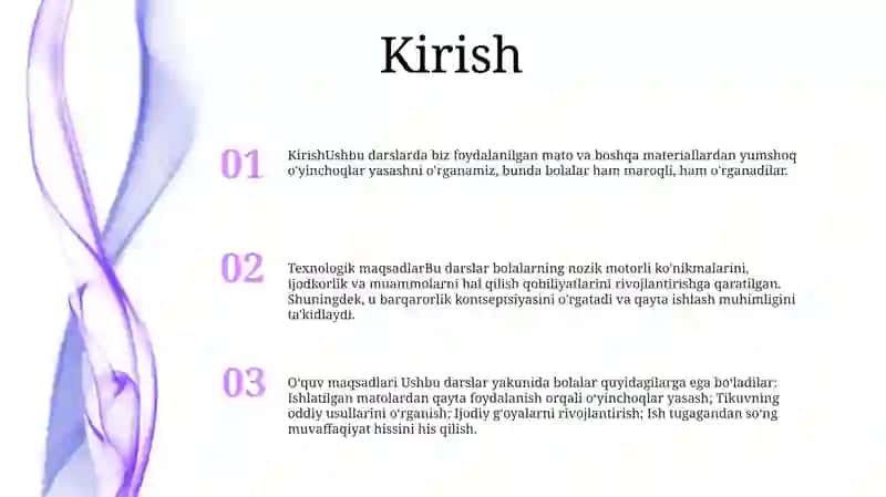 Texnologiya Darslarida Matodan Yumshoq O'Yinchoqlar Tayyorlash 2