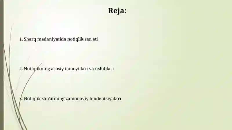 Sharq madaniyatida notiqlik san'ati 2