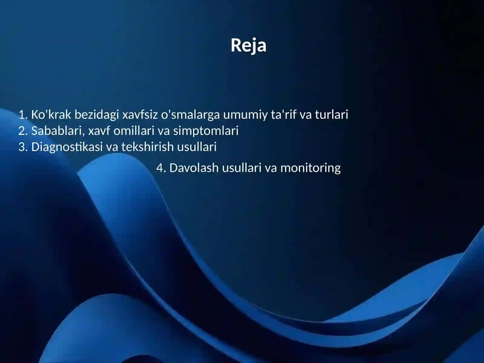 Xavfsiz o'smalar (sut bezi) 2