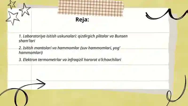 Labaratoriya jihoz(isitish, õlchov, optik asbob)lar 2