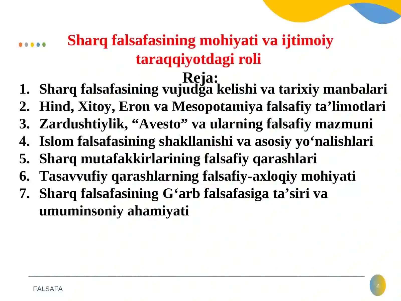 Sharq falsafasining mohiyati va ijtimoiy taraqqiyotdagi roli 2