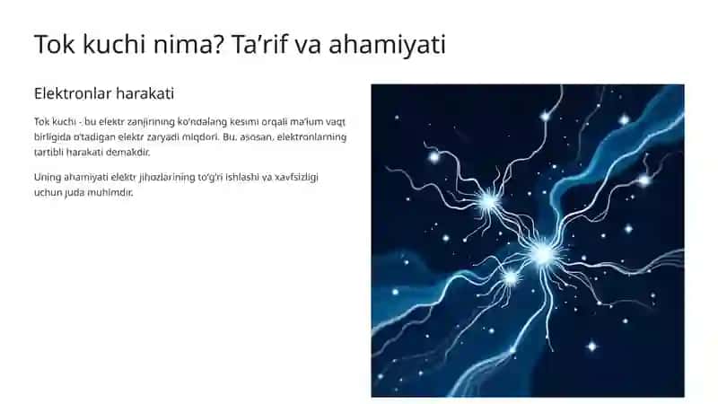 Tok kuchi va uni o'lchash 2