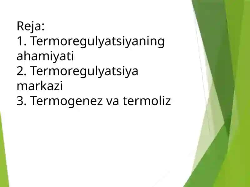 Termoregulyatsiya 2