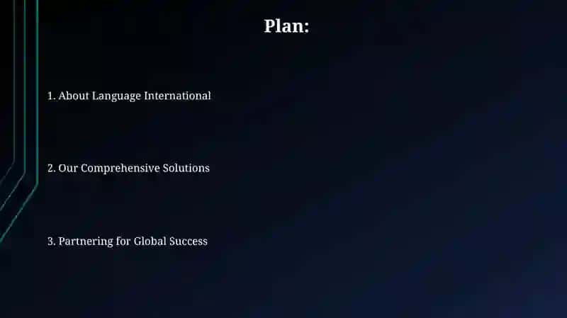 Welcome to language international 2