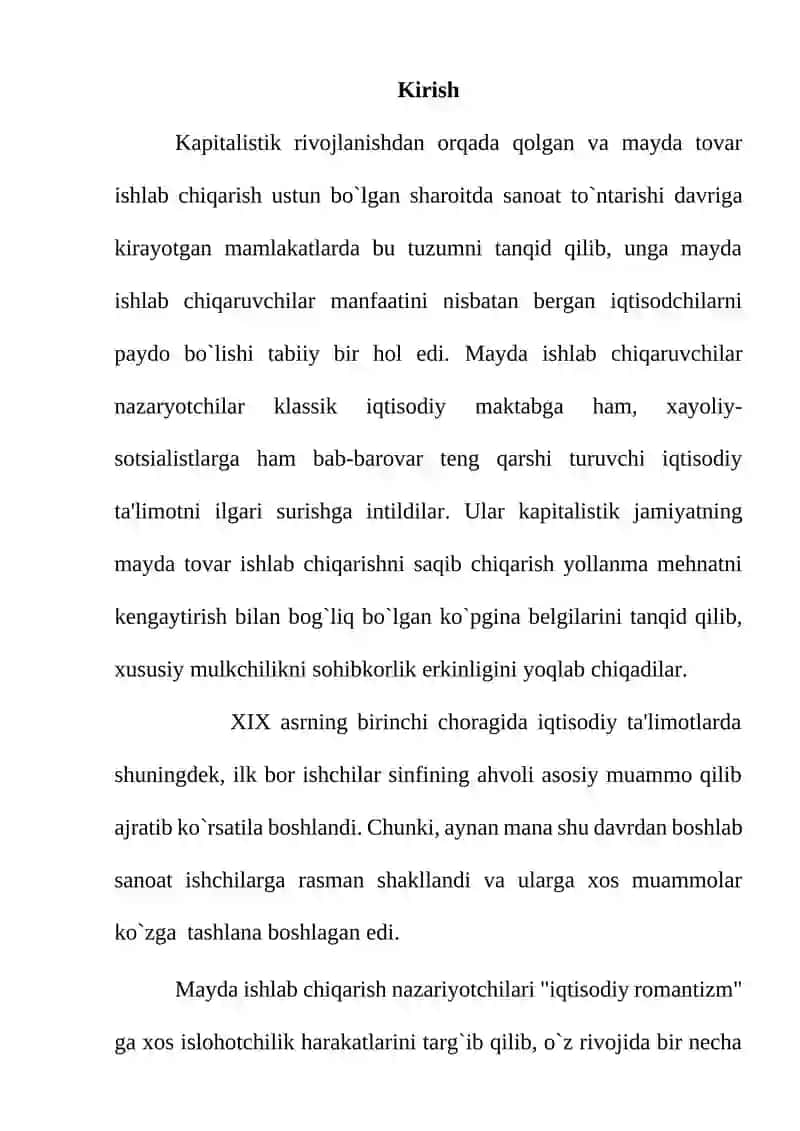 P.J.Prudonning iqtisodiy ta’limoti 2