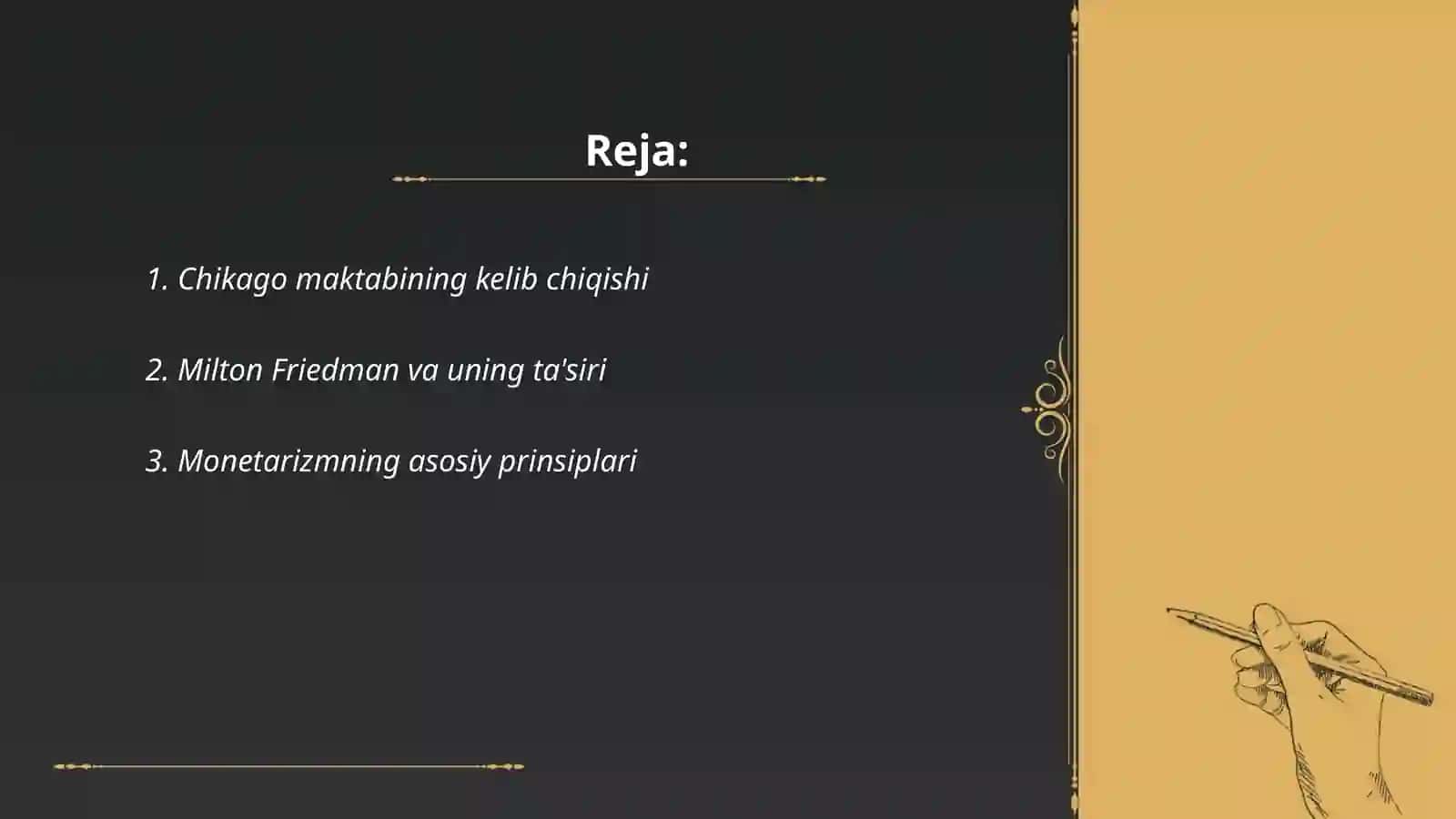 Chikago monetarism maktabi 2