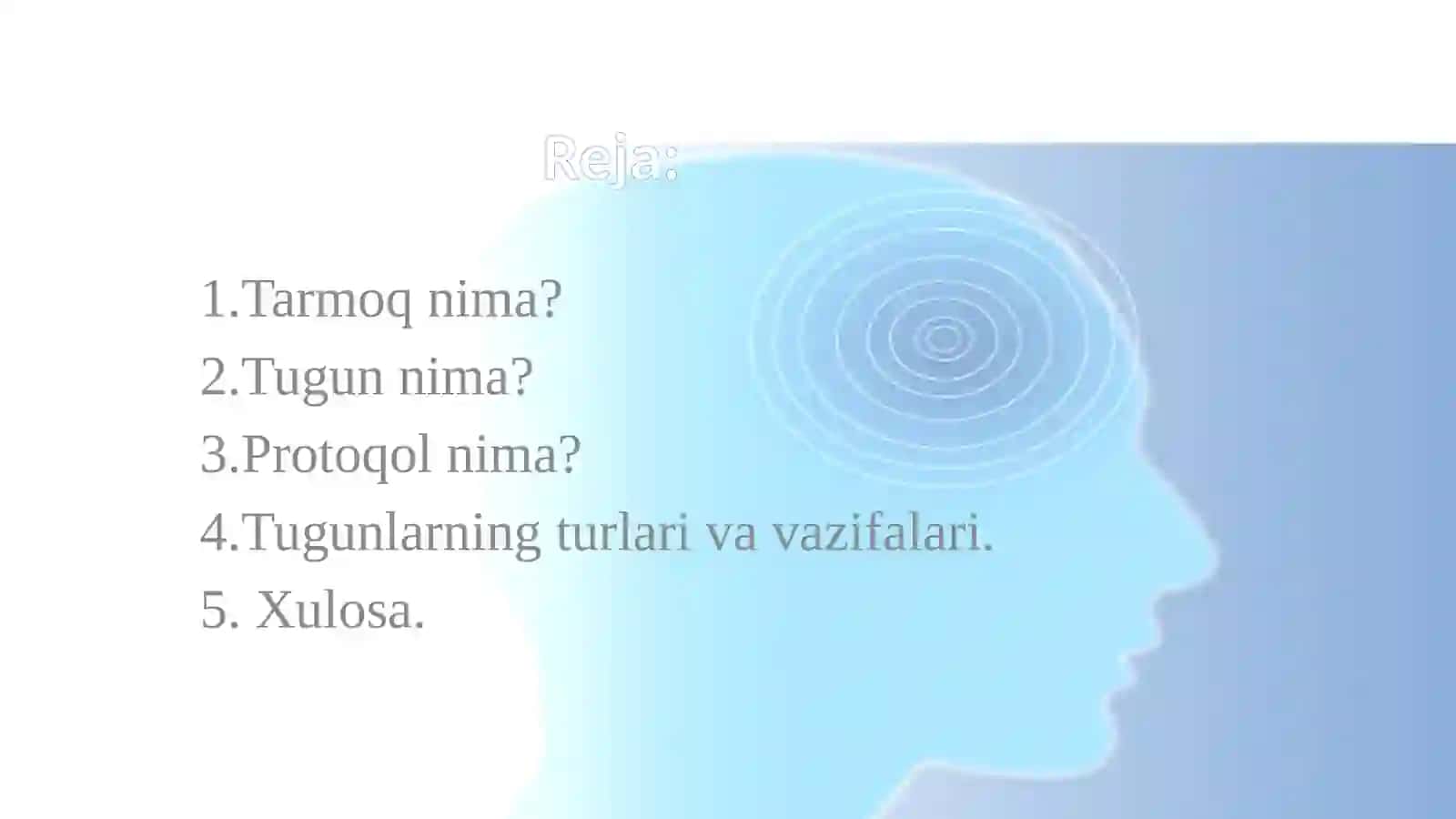 Tarmoqning Asosiy Elementlari 2
