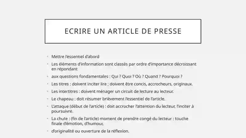 Article de presse 2