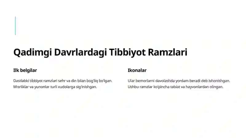 Tibbiyot Emblemalari: TarixvaRamzlar 2