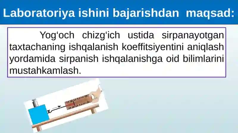 SIRPANISH ISHQALANISH KOEFFITSIYENTINI ANIQLASH 2