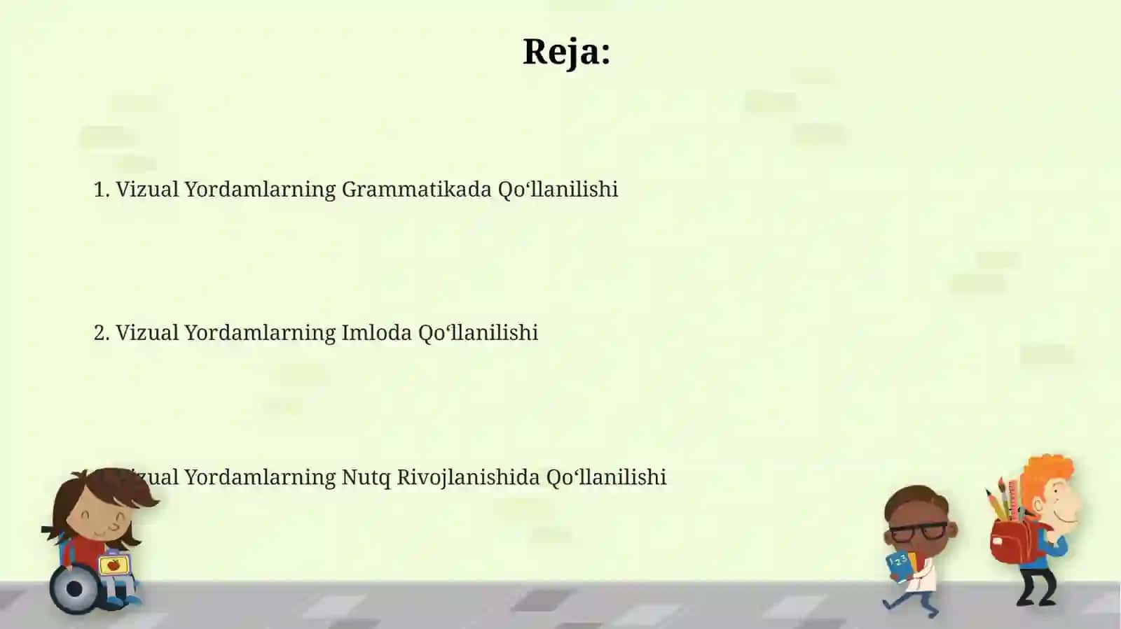 Boshlangʻich sinf grammatika.imlo va nutq oʻstirish darslarida koʻrgazmali qurollardan foydalanish 2