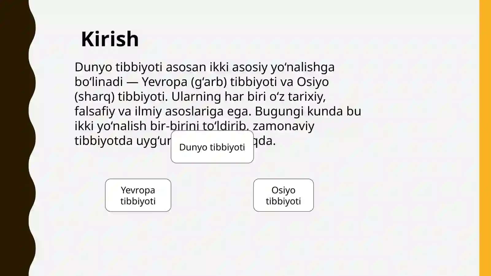 Yevropava Osiyoning ilmiy tabobatda o‘xshashligi va farqlar 2