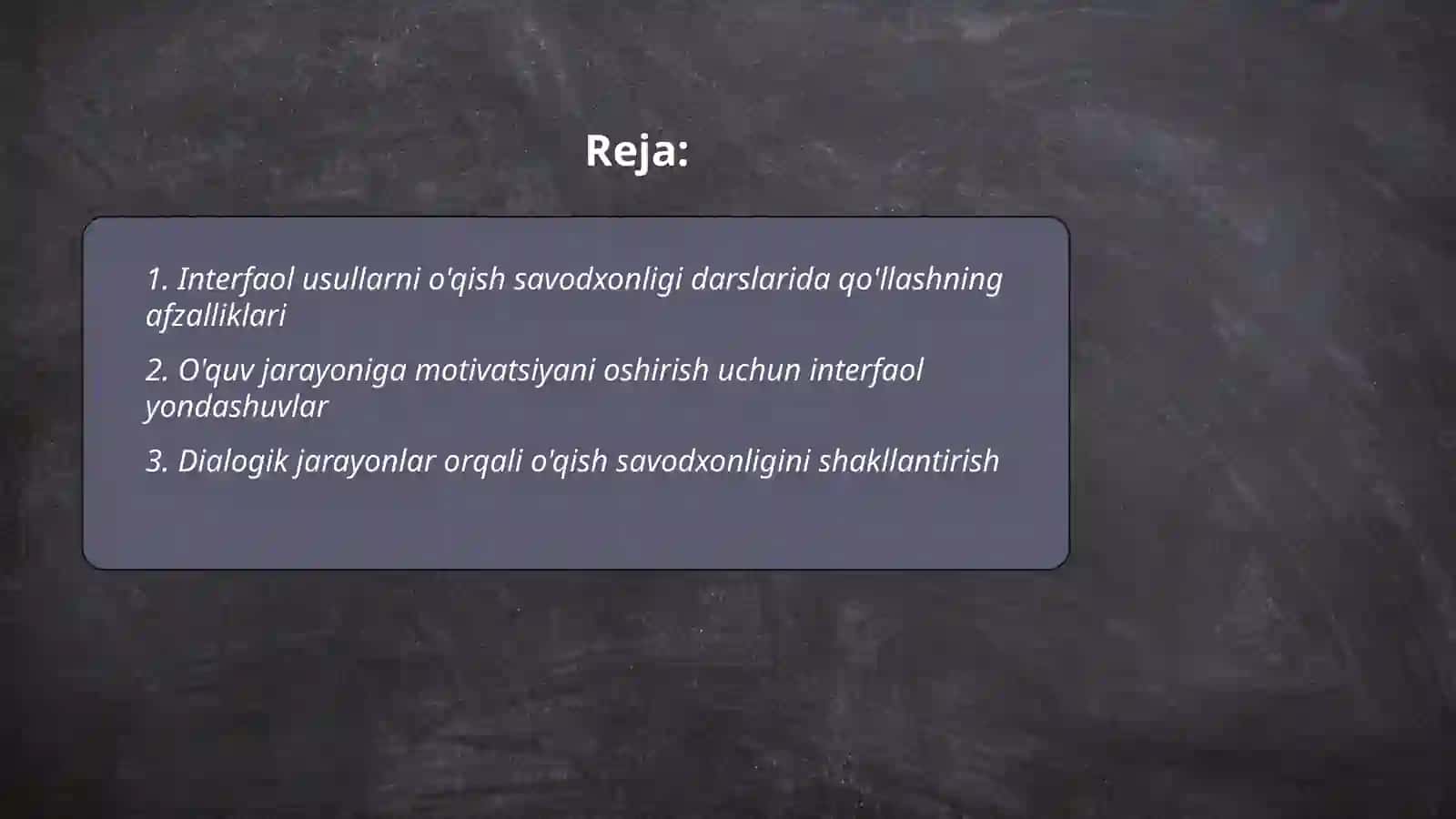 Assistent metodi interfaol metodini oʻqish savodxonligi darslarida qoʻllash 2