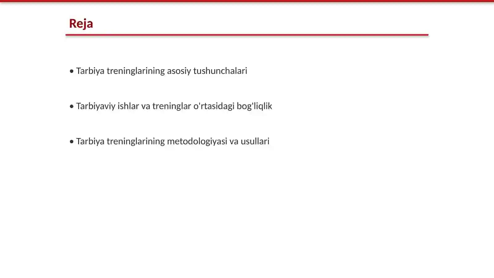 Tarbiyaviy ishlarni tashkil etishda tarbiya treninglaridan foydalanish 2