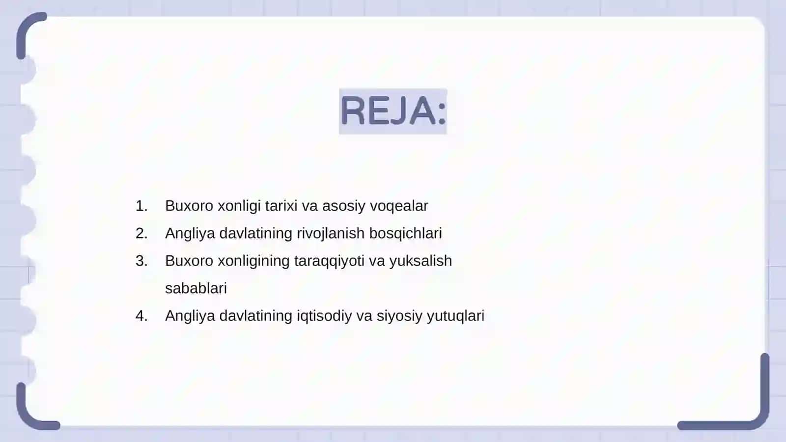 Buxoro xonligi va Angliya davlatining taraqqiyoti va tanazzuli sabablari 2