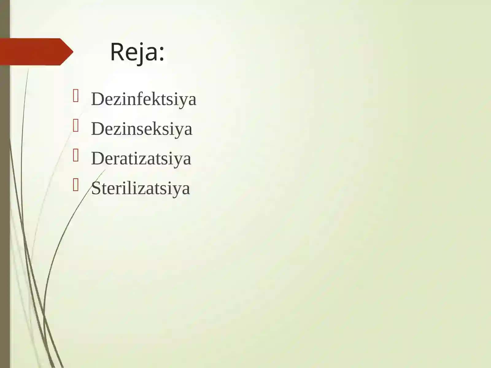 Dezinfektsiya, dezinsektsiya, deratizatsiya, sterilizatsiya 2