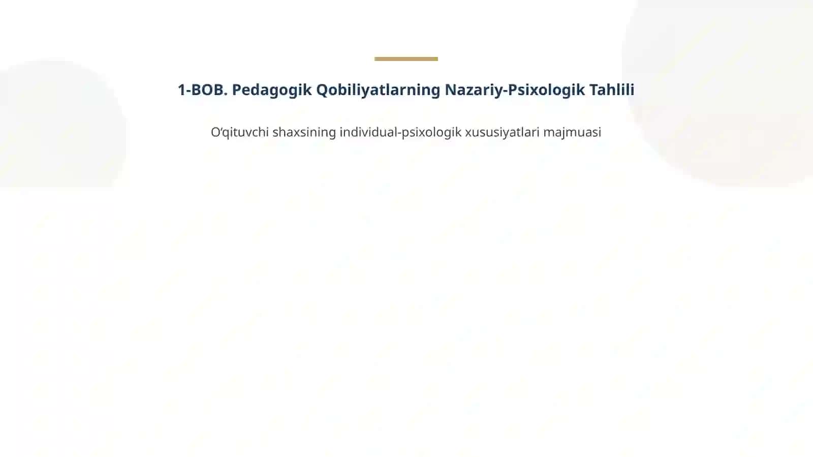 O‘qituvchi faoliyatining psixologik asoslari va kasbiy rivojlanish yo‘llari 2