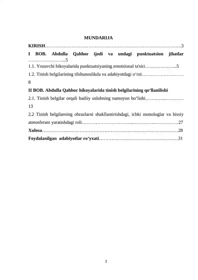 Abdulla Qahhor hikoyalarida tinish belgilarining qo‘llanilishi 2