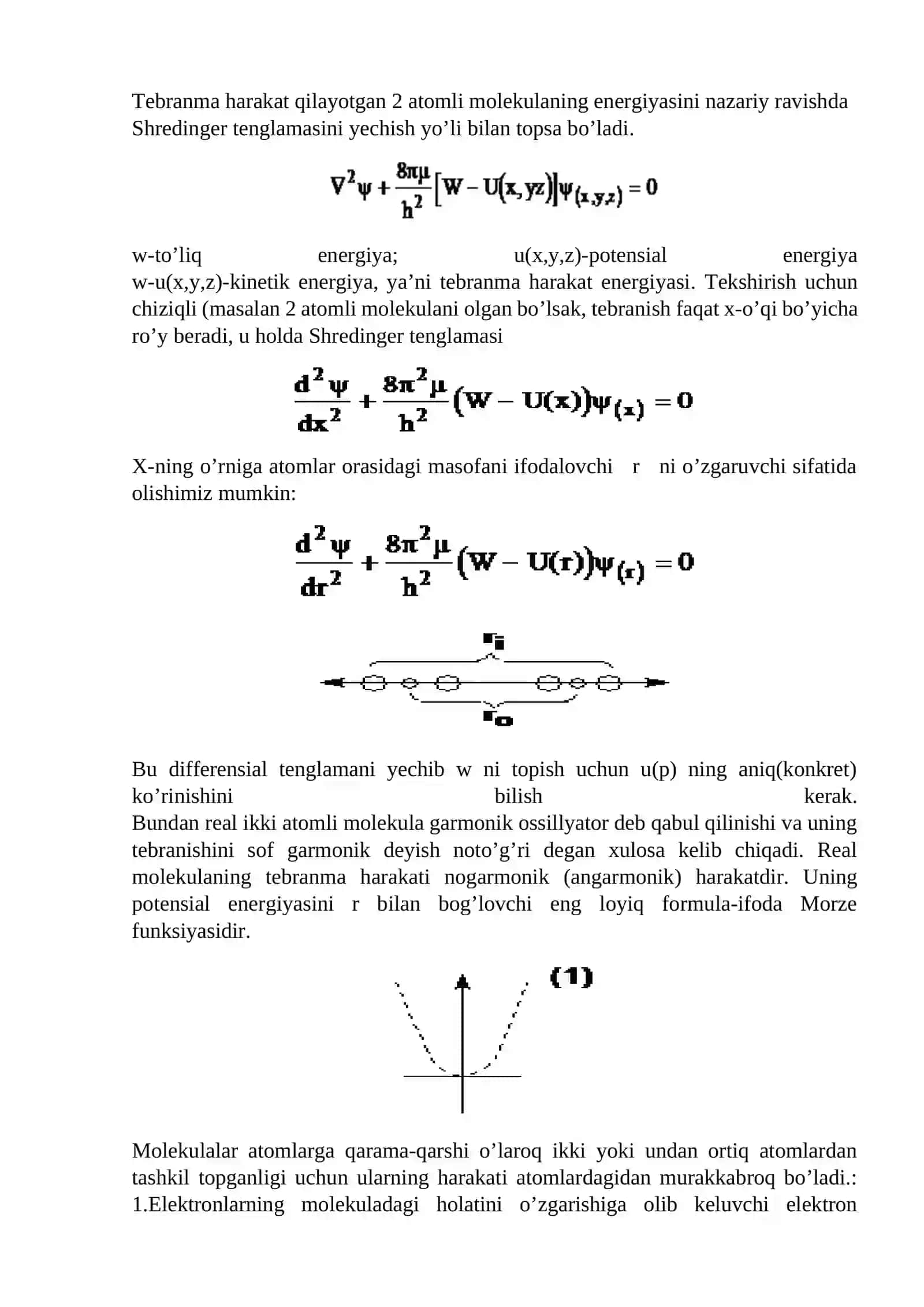 Molekulaning aylanma, tebranma va electron spektrlari 2