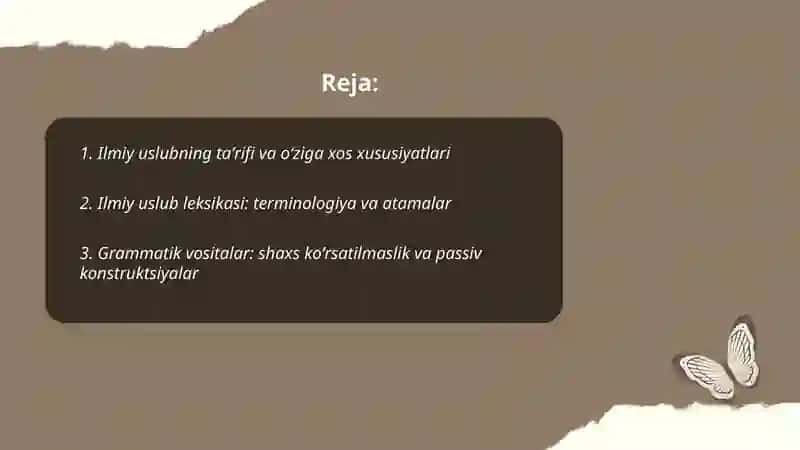 Ilmiy uslub 2
