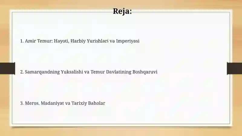 Amir Temur: Hayoti, Harbiy Yurishlari va Imperiyasi 2