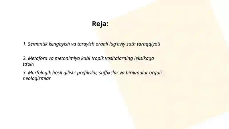 Lugʻaviy sath taraqqiyotining ichki va tashqi manbalari 2