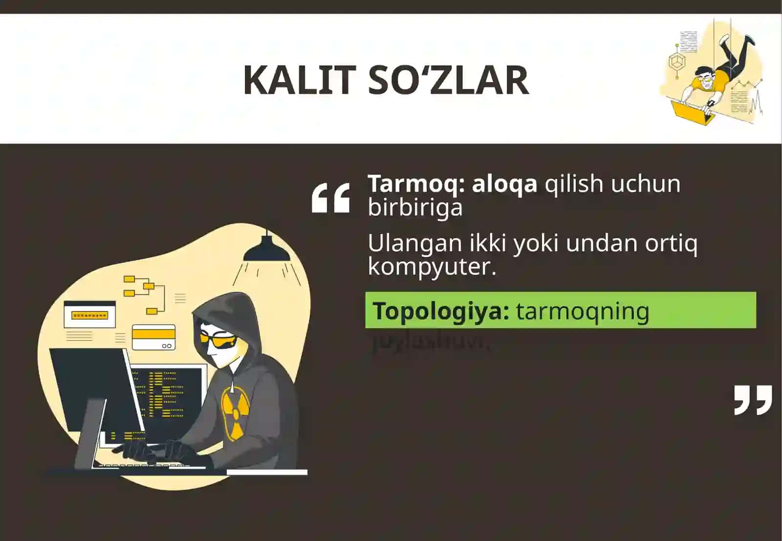 Kompyutertarmoqlaridan maqsadli foydalanish 2