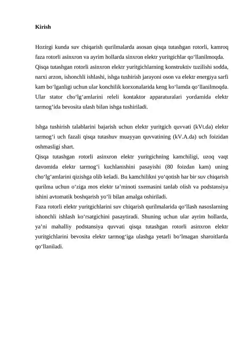 Qisqа tutаshgаn rotorli аsinхron elеktr yuritgichlar 2
