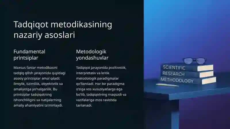 Maxsus fanlarni oʻqitish metodikasi 2